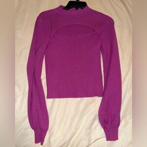 Purple Long Sleeve sweater